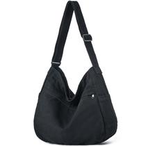 Sacola DAINAOTM Canvas Hobo Crossbody Ombro para mulheres/homens Sacola DAINAOTM Canvas Hobo Crossbody Ombro para mulheres/homens