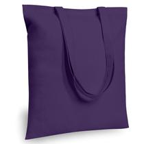 Sacola de algodão TopDesign Deep Purple 40x38cm, pacote com 12
