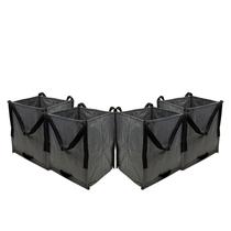 Sacola de armazenamento DURASACK Heavy Duty 22 galões 113,6 L cinza x4
