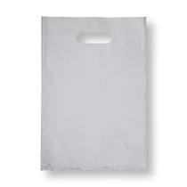 Sacola de compras de plástico Infinite Pack Silver 12x15cm, pacote com 100 Sacola de compras de plástico Infinite Pack Silver 12x15cm, pacote com 100