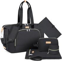 Sacola de fraldas ITIEZY Large 42x24x24 cm Conjunto de 7 peças