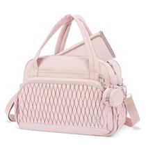 Sacola de Fraldas Telena Travel Crossbody Grande Rosa - Com Estojo Sacola de Fraldas Telena Travel Crossbody Grande Rosa - Com Estojo