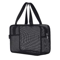Sacola de higiene portátil Shower Caddy Moyad Mesh preta