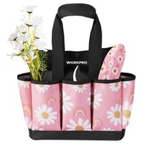 Sacola de jardim WORKPRO Floral Pink Oxford 30x30x15cm Sacola de jardim WORKPRO Floral Pink Oxford 30x30x15cm