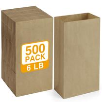 Sacola de lancheira de papel Dream 6 lb Brown Kraft 500 Pack