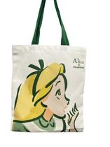 Sacola de lona Alices in Wonderland Anime 35x40cm