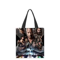 Sacola de lona Fast Furious Anime para fãs de anime 33x38cm Sacola de lona Fast Furious Anime para fãs de anime 33x38cm