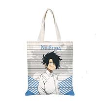 Sacola de lona Promises Neverlands Emma Anime 38x35cm