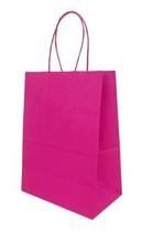 Sacola de papel 17x25x9 - rosa pink - unidade Sacola de papel 17x25x9 - rosa pink - unidade