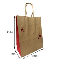 Sacola de Papel Amor Cartão P 164x210mm Scrity 10 und
