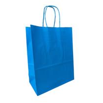 Sacola de Papel Colorida Azul Royal M 225x315mm Scrity 10 Un