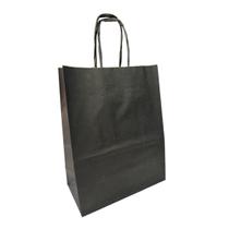 Sacola de Papel Colorida Preta M 225x315mm Scrity 10 und Sacola de Papel Colorida Preta M 225x315mm Scrity 10 und