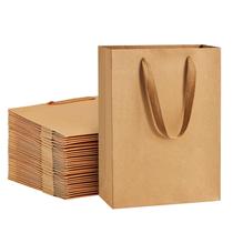 Sacola de papel Dream Kraft Brown 8x4x11cm com alças 25 unidades Sacola de papel Dream Kraft Brown 8x4x11cm com alças 25 unidades