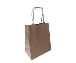 Sacola de Papel Kraft 10 Mini Sacolas 13,5x8x16 cm