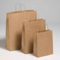 Sacola de Papel Kraft 10 unidades - MINI-PP-P-M-G-GG Dani Embalagens