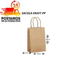 Sacola de Papel Kraft 100 und Biodegradável PP 28X116X10