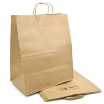 Sacola de Papel Kraft Ecológica 32x20x38cm - 10 Unidades Sacola de Papel Kraft Ecológica 32x20x38cm - 10 Unidades