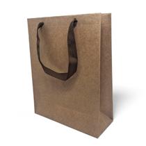 Sacola De Papel Kraft P Com Alça Prática Unidade 20 cm Sacola De Papel Kraft P Com Alça Prática Unidade 20 cm