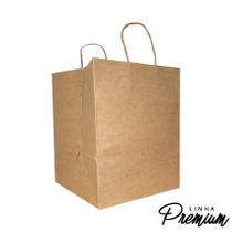 Sacola de Papel Kraft Premium Fundo Largo D-28 - 27x22x17cm - 10 unidades - Rizzo Sacola de Papel Kraft Premium Fundo Largo D-28 - 27x22x17cm - 10 unidades - Rizzo