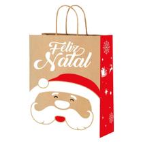 Sacola de Papel M Natal Papai Noel 29 x 24 x 12 cm 25 Unidades Festcolor - Inspire Sua Festa Loja Sacola de Papel M Natal Papai Noel 29 x 24 x 12 cm 25 Unidades Festcolor - Inspire Sua Festa Loja