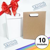 Sacola de Papel para Presente ou Delivery - Pacote c/ 10 unidades