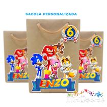 Sacola de Papel Personalizada Sonic