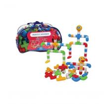 Sacola De Peças De Encaixe Monte E Brinque 200 Peças Sacola De Peças De Encaixe Monte E Brinque 200 Peças