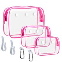 Sacola de praia Everfunny Clear Bogg com 3 acessórios