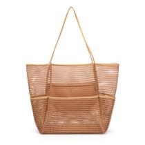 Sacola de Praia Mesh Tainehs 2024 - À Prova D'Água para Mulheres Sacola de Praia Mesh Tainehs 2024 - À Prova D'Água para Mulheres