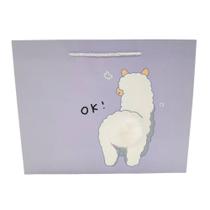 Sacola de Presente Bichinhos 32x16x12 cm Lilás - Quanhe Sacola de Presente Bichinhos 32x16x12 cm Lilás - Quanhe