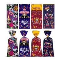 Sacola de presente Day of the Dead Skull Candy PP Treat 12,5 x 27,5 cm 50 unidades Sacola de presente Day of the Dead Skull Candy PP Treat 12,5 x 27,5 cm 50 unidades
