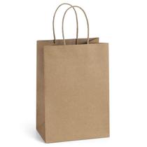 Sacola de presente de papel Dream Kraft Paper 50 unidades 13,3 x 7,6 x 20,3 cm Sacola de presente de papel Dream Kraft Paper 50 unidades 13,3 x 7,6 x 20,3 cm
