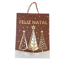 Sacola De Presente Diversas Estampas De Natal