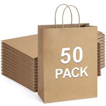 Sacola de presente Dream Brown Kraft Paper 10x5x13cm 50 unidades