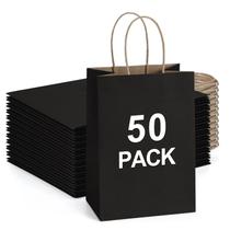 Sacola de presente Dream Kraft Paper 13,3 x 7,6 x 20,3 cm 50 unidades pretas