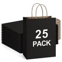Sacola de presente Dream Kraft Paper 25 unidades pretas 20x10,7x26,7 cm Sacola de presente Dream Kraft Paper 25 unidades pretas 20x10,7x26,7 cm