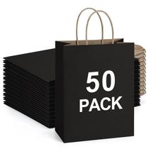 Sacola de presente Dream Kraft Paper 50 unidades, 20 x 10,8 x 26,7 cm com alças