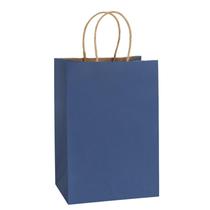 Sacola de presente Dream Navy Blue Kraft Paper 25 unidades 14x8x21cm Sacola de presente Dream Navy Blue Kraft Paper 25 unidades 14x8x21cm