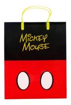 Sacola De Presentes Cores Mickey 33x9x27cm - Disney