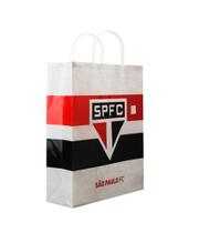 Sacola De Presentes Escudo Time São Paulo 33x9x27cm - SPFC