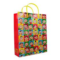 Sacola De Presentes Personagens 33x9x27cm - Turma Da Mônica