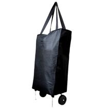 Sacola De Rodinhas Dobrável Que Vira Pasta P/ Mercado Feira