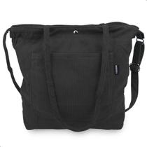 Sacola Eco Bag Canelada Forrada com Alça Transversal Botão