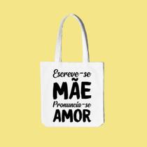Sacola eco bag tecido algodão cru personalizada 30 x 35 - Personalizdos