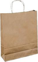 SACOLA ECO (PPL) 30x18x12cm COR KRAFT PCT C/ 10 UNIDADES