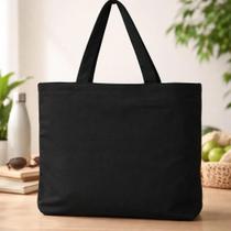 Sacola Ecobag de Algodão Preto - Linho/Fino - Ideal para Eventos e Sustentabilidade Sacola Ecobag de Algodão Preto - Linho/Fino - Ideal para Eventos e Sustentabilidade