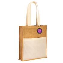 Sacola Ecobag em Juta 37x41 cm Bolonha TopGet