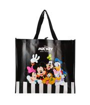Sacola Ecobag Feira Reutilizável Preto Turma Mickey - Disney