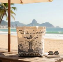 Sacola Ecobag Lembrança Rio De Janeiro Cristo Algodão Cru Sacola Ecobag Lembrança Rio De Janeiro Cristo Algodão Cru