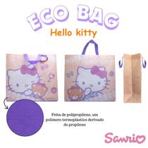 Sacola Ecológica Hello Kitty Ecobag Praticidade Sanrio Sacola Ecológica Hello Kitty Ecobag Praticidade Sanrio